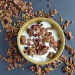 Chocolate Cranberry Granola | Healthy Nibbles and Bits
