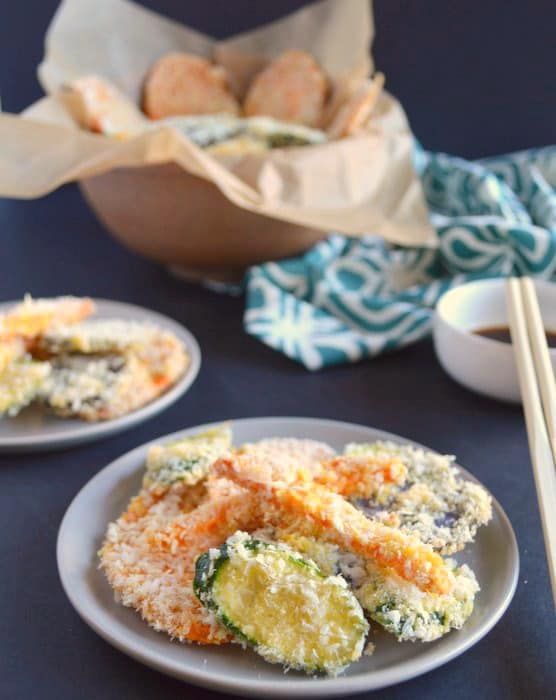 Vegetable Coconut Tempura | Healthy Nibbles & Bits