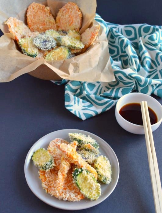 Vegetable Coconut Tempura | Healthy Nibbles & Bits