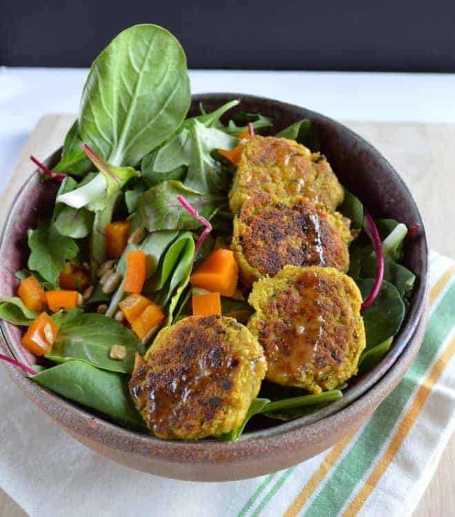 Curry Basil Falafel | Healthy Nibbles and Bits