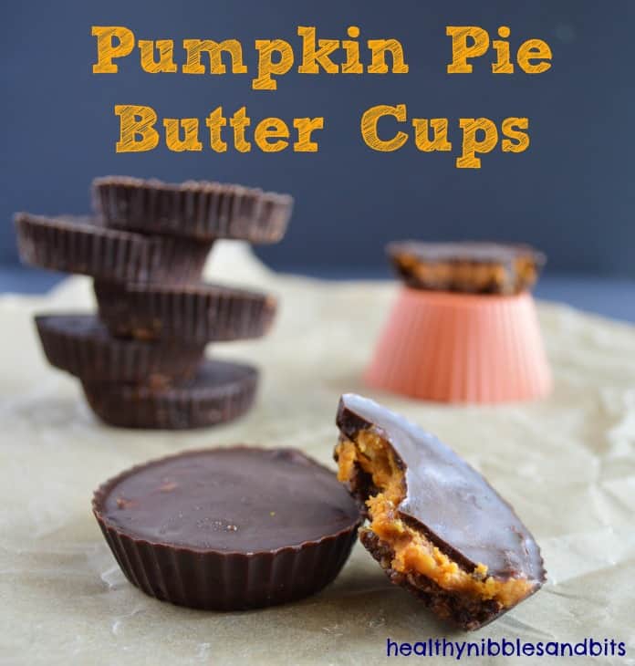 Pumpkin Pie Butter Cups | Healthy Nibbles and Bits