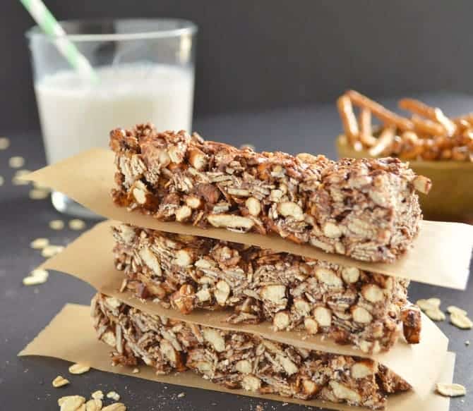 Sweet and Salty Granola Bars