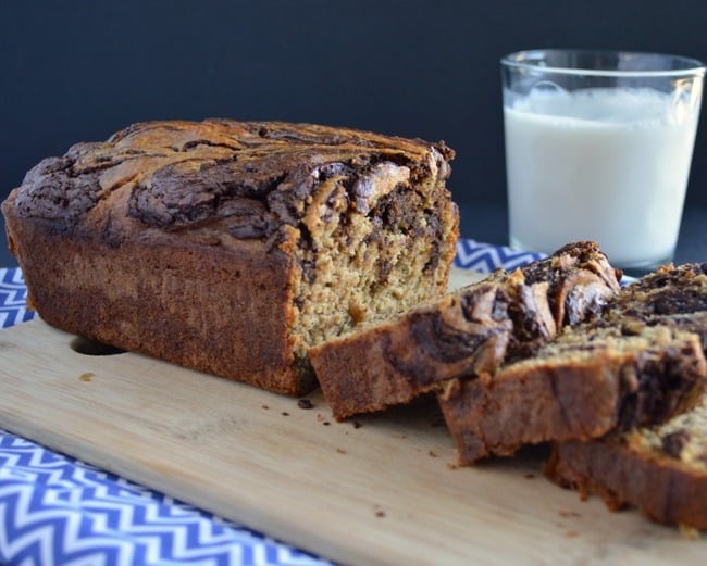 gluten free banana bread with chocolate