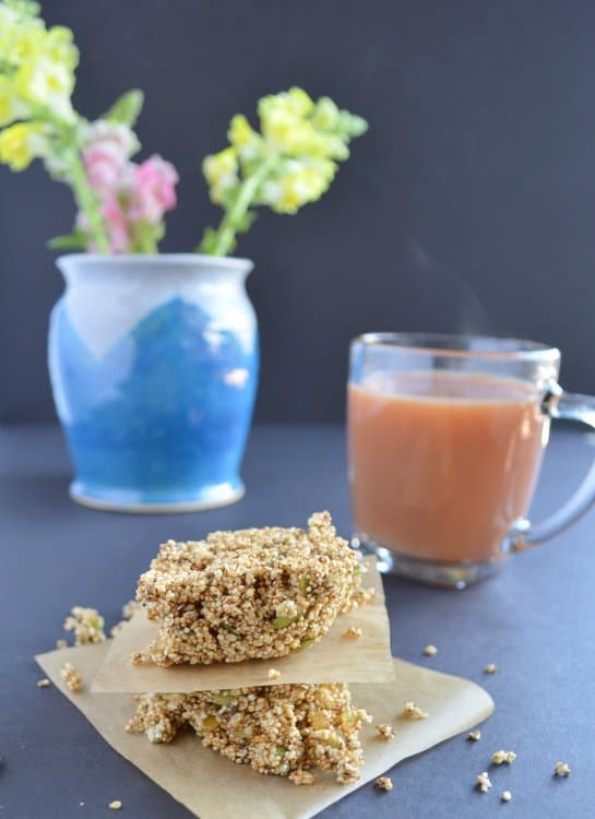 Ginger Amaranth Crumble | Healthy Nibbles and Bits