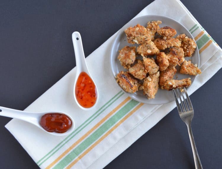 Rice Krispy Popcorn Chicken | Healthy Nibbles and Bits