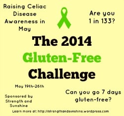 Strength & Sunshine Gluten-Free Challenge Badge