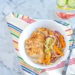 Baked Chicken Cucumber Salad | Healthy Nibbles and Bits