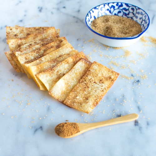 Cinnamon Sugar Crisps | Healthy Nibbles and Bits