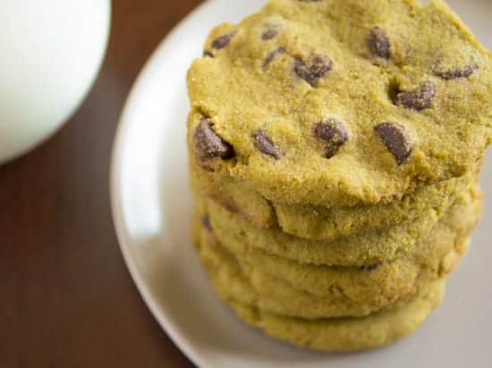 Green Tea Chocolate Chip Cookies