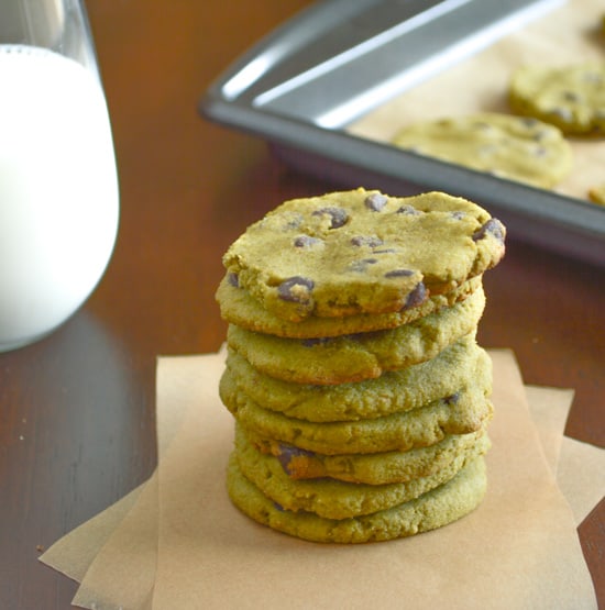 Green Tea Chocolate Chip Cookies