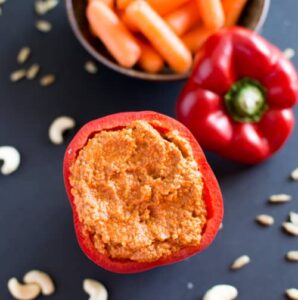 vegan spicy red pepper dip