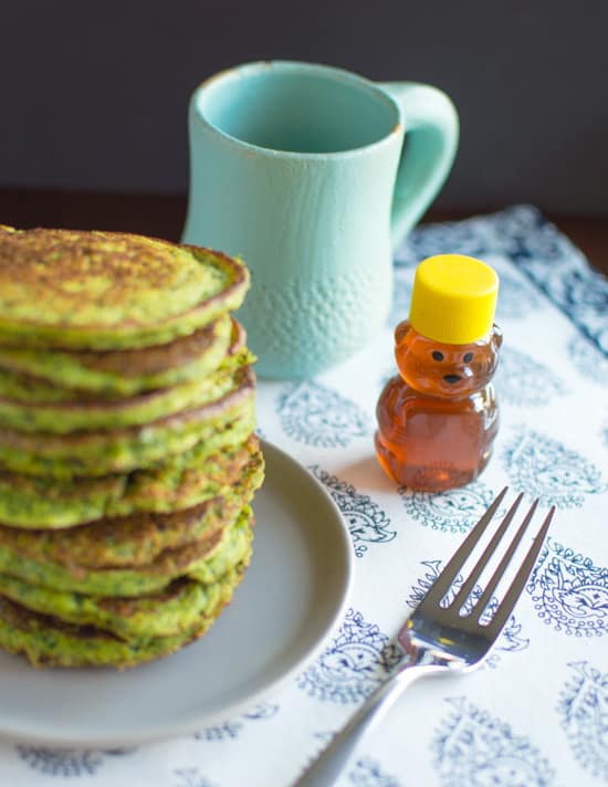 Spinach Pancakes | Healthy Nibbles and Bits