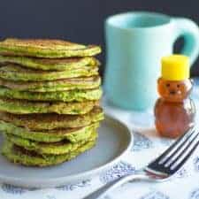 Spinach Pancakes | Healthy Nibbles and Bits