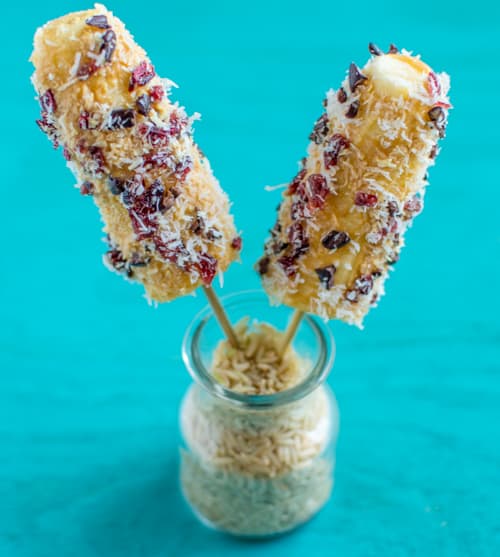 Banana Peanut Butter Pops | Healthy Nibbles and Bits