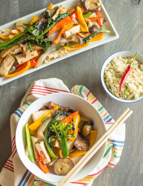 Chili Eggplant Tofu Stir Fry