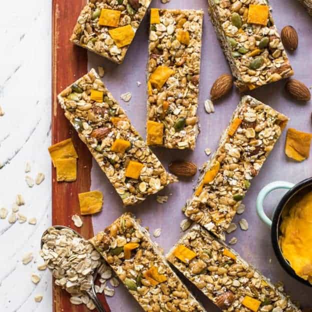 Chili Mango Snack Bars | Healthy Nibbles by Lisa Lin