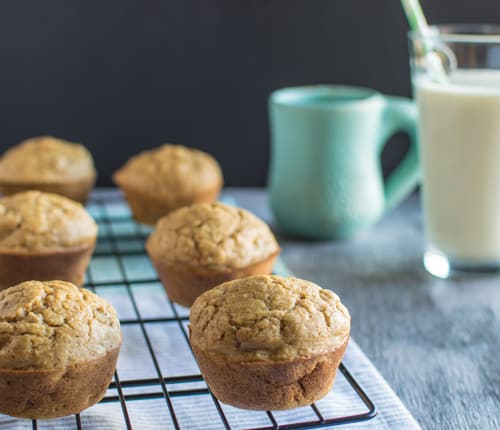 Vegan Banana Nut Muffins 