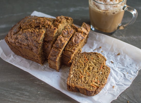 Banana Carrot Bread with Coconut | healthynibblesandbits.com