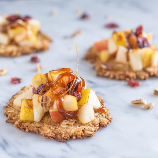 Pear Cookie Crisp | healthynibblesandbits.com