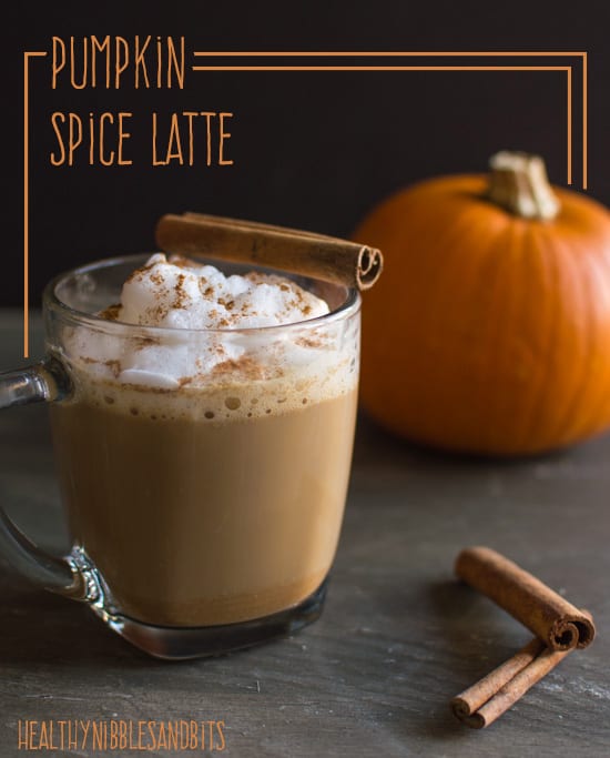 Pumpkin Spice Latte | healthynibblesandbits.com