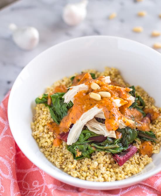 Roasted Red Pepper Millet Bowl FF