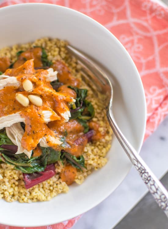 Roasted Red Pepper Millet Bowl FF