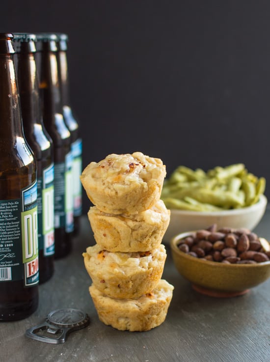 Pepper Jack Beer Bread Muffins | healthynibblesandbits.com