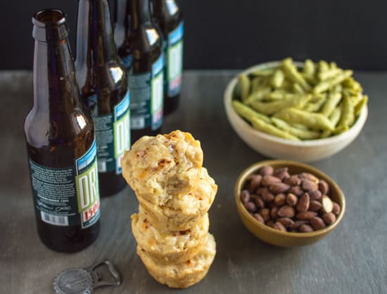 Pepper Jack Beer Bread Muffins | healthynibblesandbits.com