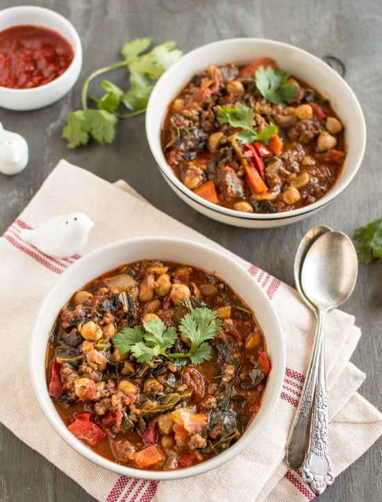 Moroccan Beef Chili | healthynibblesandbits.com