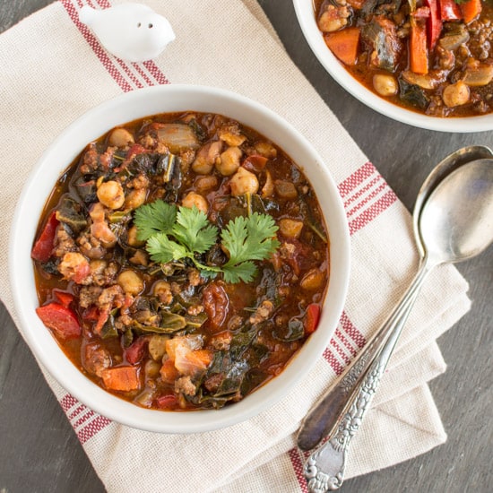 Moroccan Beef Chili | healthynibblesandbits.com