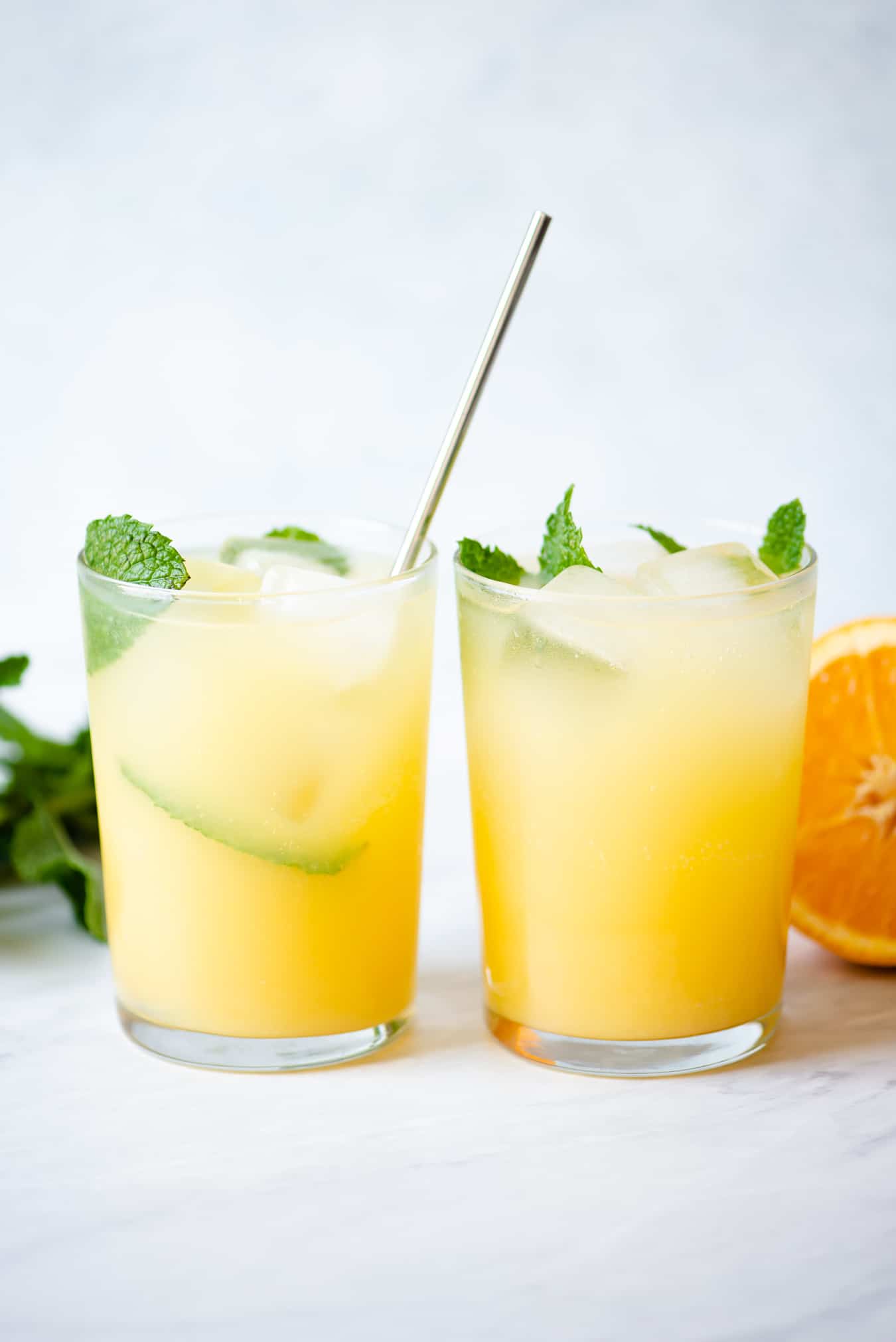 Orange And Coconut Water Refresher 5 Ingredients Healthy Nibbles