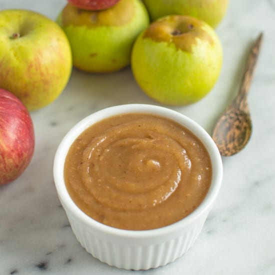 Slow Cooker Applesauce | healthynibblesandbits.com