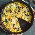 Swiss Chard & Golden Beet Frittata | healthynibblesandbits.com #glutenfree