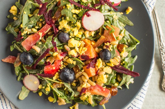 Kamut Salad with Creamy Chipotle Dressing | healthynibblesandbits.com