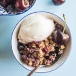 Peach Cherry Blueberry Crumble - vegan + gluten-free! | http://159.203.224.87/