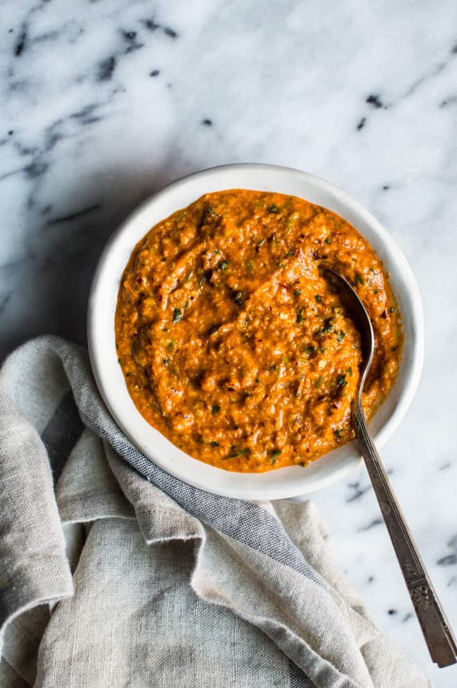 Curry Laksa with Tofu - a delicious, gluten-free dish to keep you warm in the winter! by Lisa Lin of Healthy Nibbles & Bits