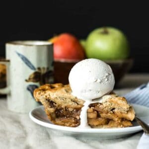 Gluten-Free Apple Pie with Coconut Sugar by Lisa Lin of Healthy Nibbles & Bits