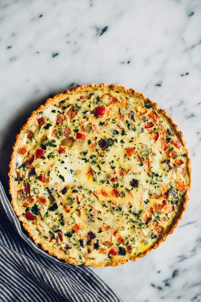 Mexican Quiche with Oat and Almond Crust - 47