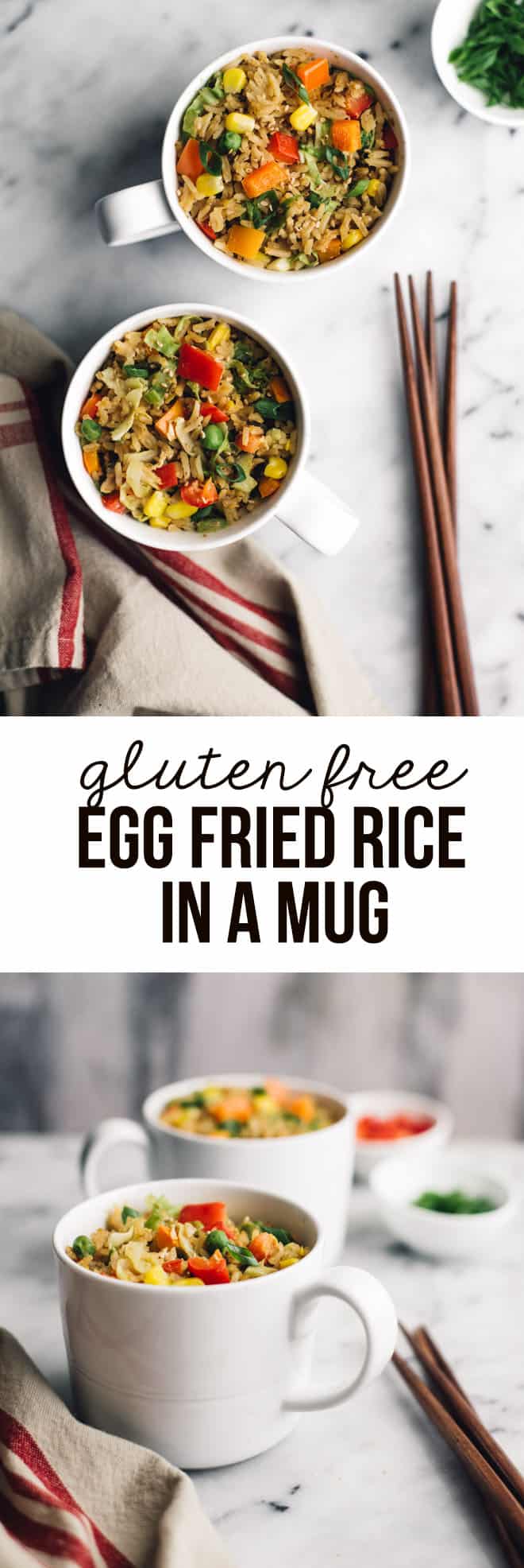 Egg Fried Rice In A Mug  Healthy Nibbles by Lisa Lin