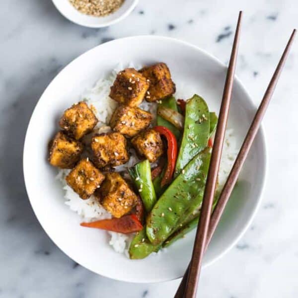 Jamaican Jerk Tofu Stir Fry