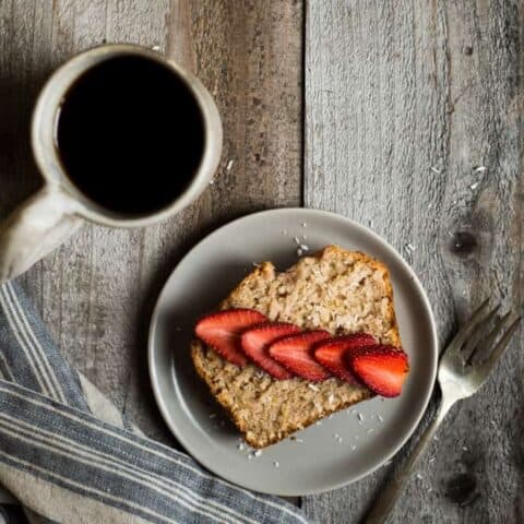 Easy Gluten-Free Coconut Bread with Lemon - perfect for breakfast or dessert! by @healthynibs