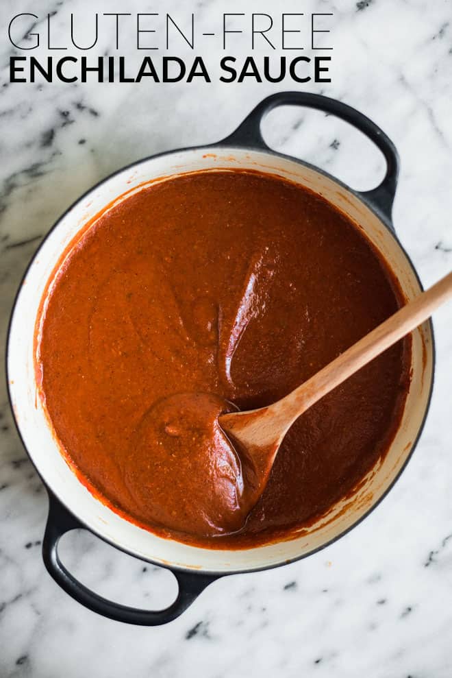 Quick Enchilada Sauce - Out of this world tasty, gluten-free enchilada sauce! Ready in 15 minutes! @healthynibs