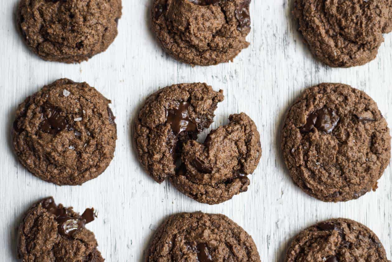 The Ultimate Gluten-Free Double Chocolate Cookie | Healthy Nibbles
