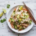 Lemongrass Chicken Noodle Salad | Healthy Nibbles by Lisa Lin