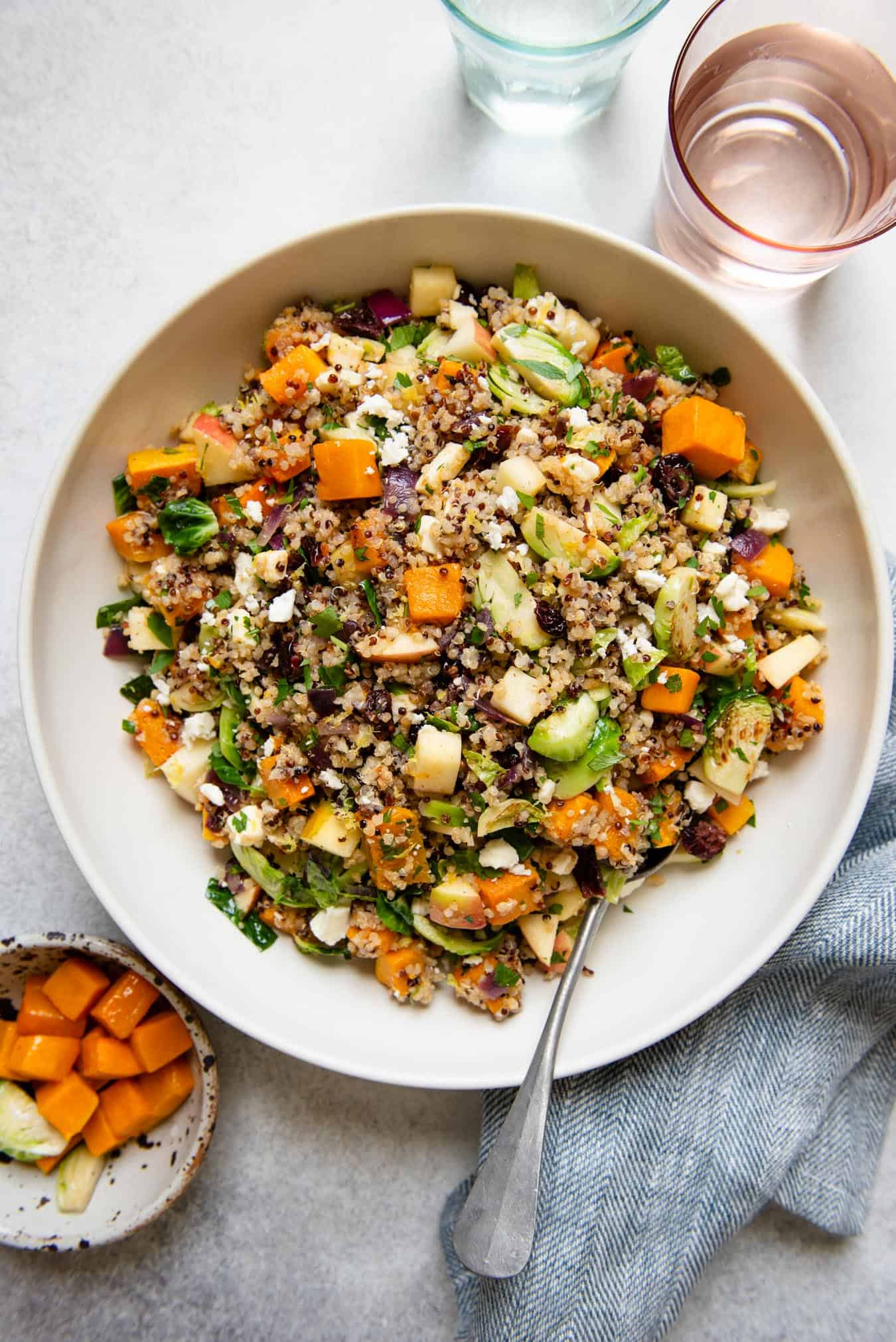 Fall Harvest Quinoa Salad - a gluten-free salad that is great for parties!