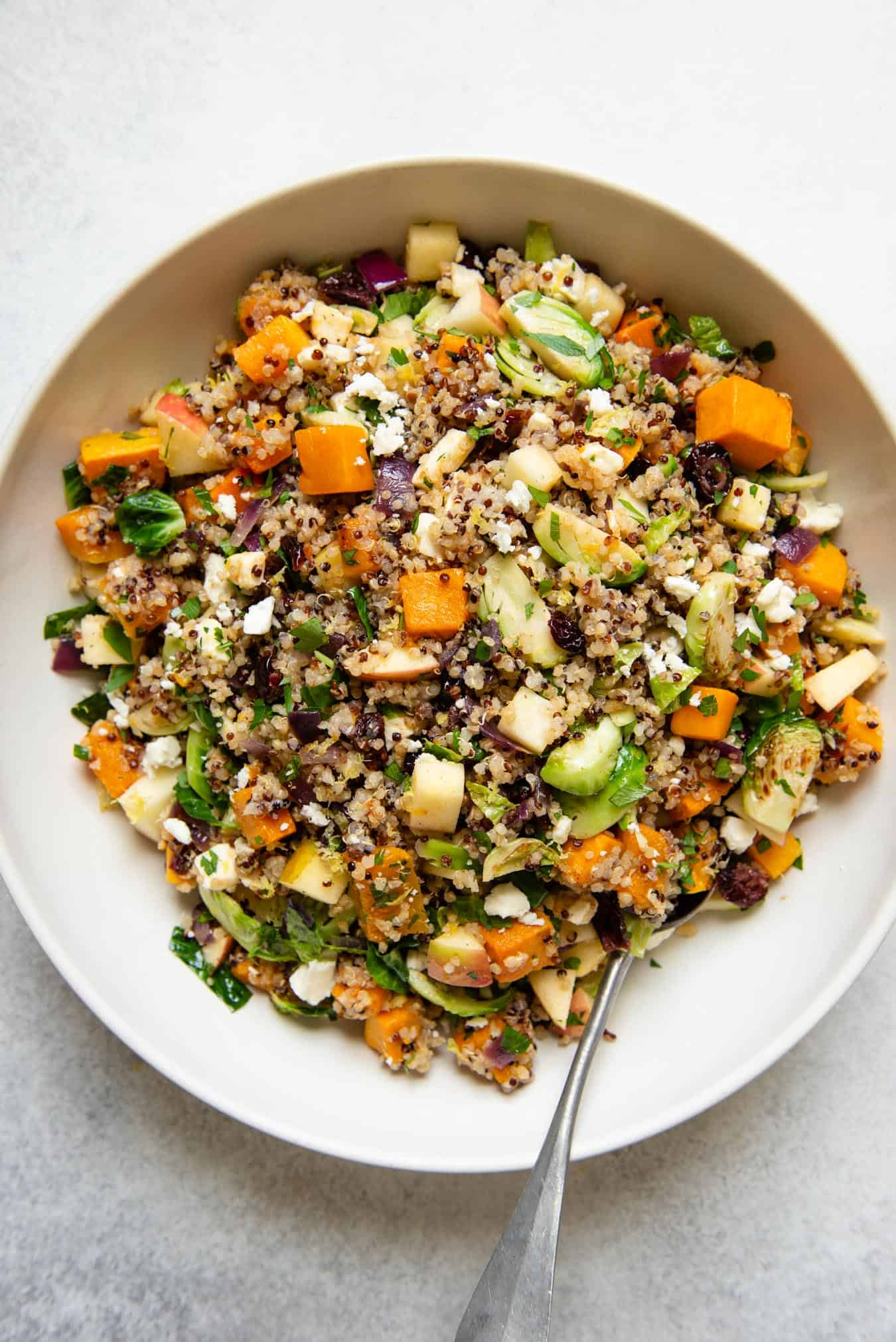 Fall Harvest Quinoa Salad - a gluten-free salad that is great for parties!