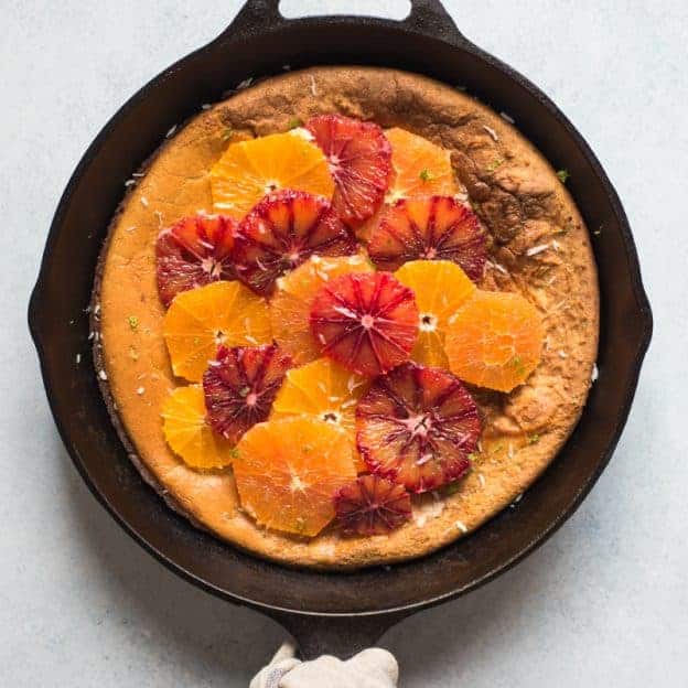 GlutenFree Dutch Baby with Oats and Oranges Healthy Nibbles by Lisa Lin