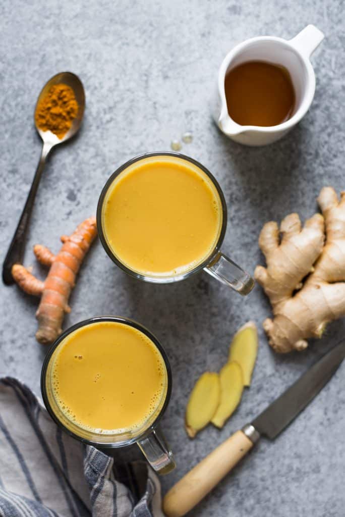 Spiced Golden Milk (Turmeric Milk) | Healthy Nibbles by Lisa Lin