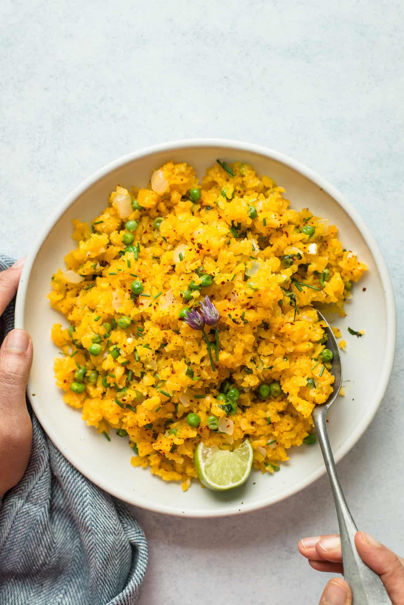 Coconut Lime Butternut Squash Fried Rice | Healthy Nibbles by Lisa Lin