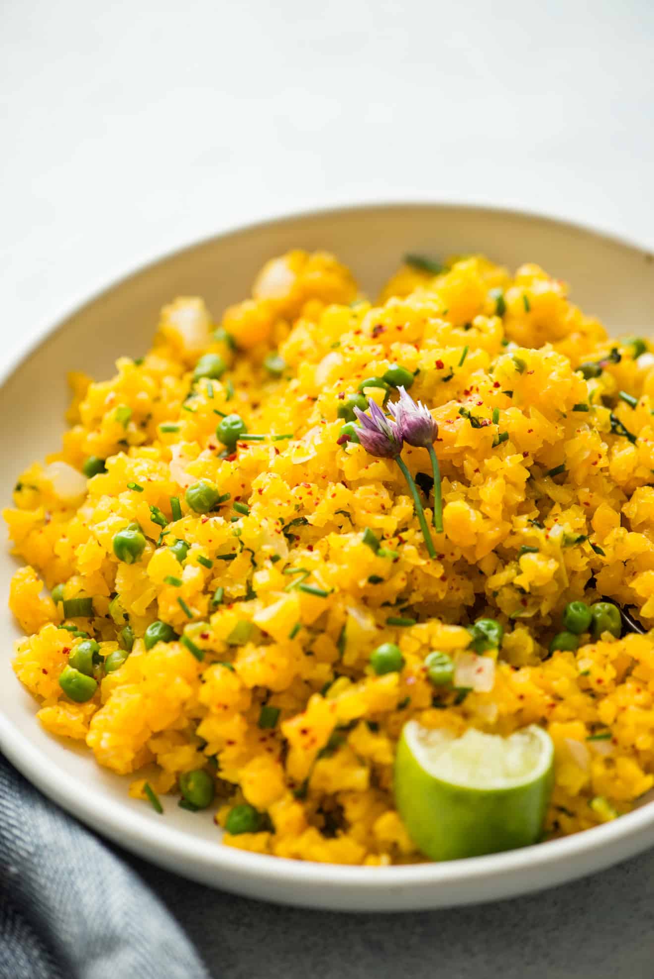 Coconut Lime Butternut Squash Fried Rice - an easy vegan and paleo side dish that is filled with flavor!